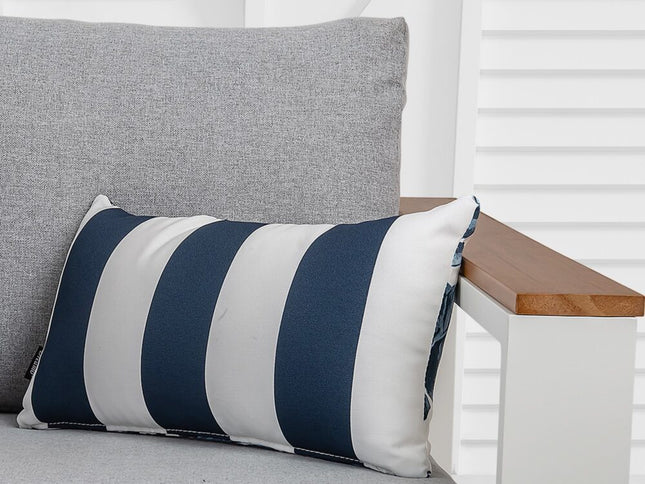 Bicolour Outdoor Lumbar Cushion Pillows