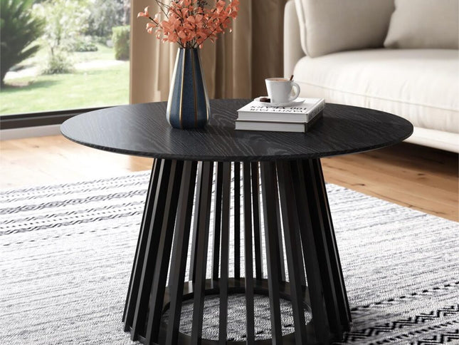 Palmer Slatted Sphere Coffee Table