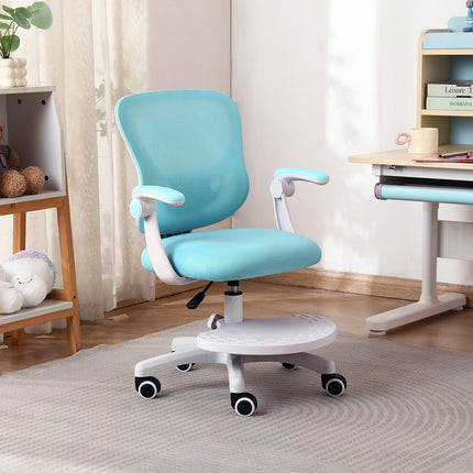 Kids Desk Chair - Children Office Study Seat with Footrest CILO - Blue