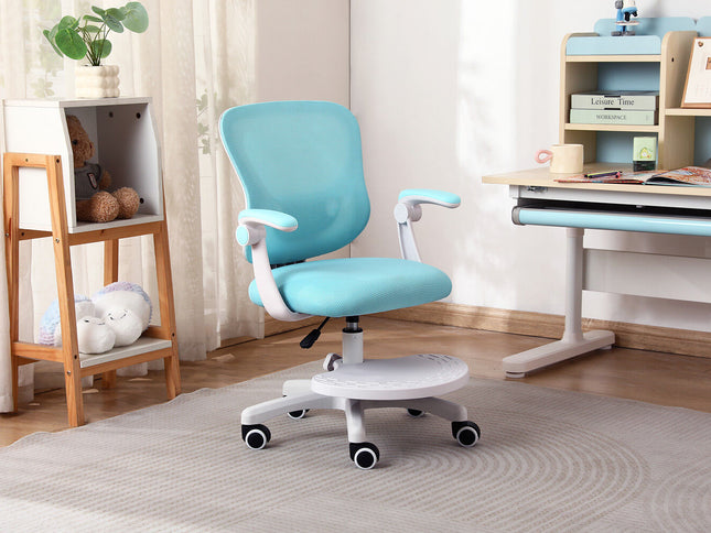 Kids Desk Chair - Children Office Study Seat with Footrest CILO - Blue