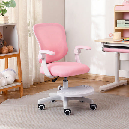 Kids Desk Chair - Children Office Study Seat with Footrest CILO - Pink