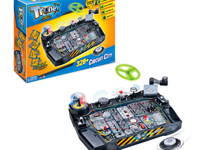 Tronex 328+ Circuit City STEM Kit Toy for Kids Educational Circuit Learning Board
