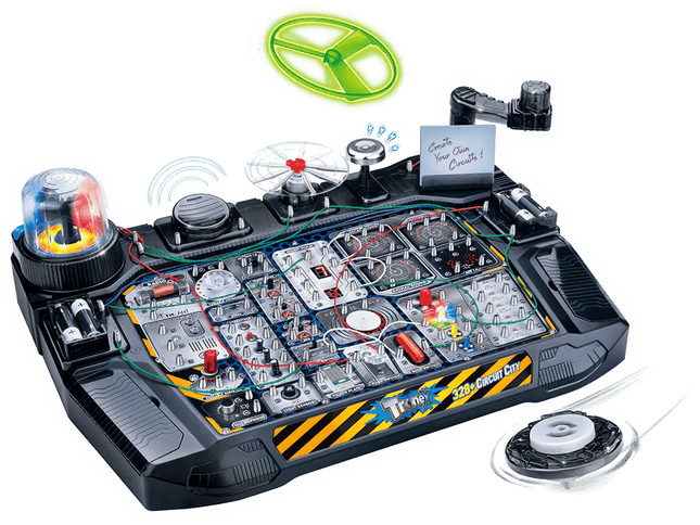 Tronex 328+ Circuit City STEM Kit Toy for Kids Educational Circuit Learning Board