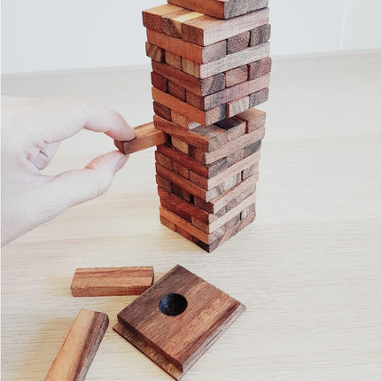 Stacking blocks wood balance game handmade stacking Fun Board Games Kids Ages 4 to Adults