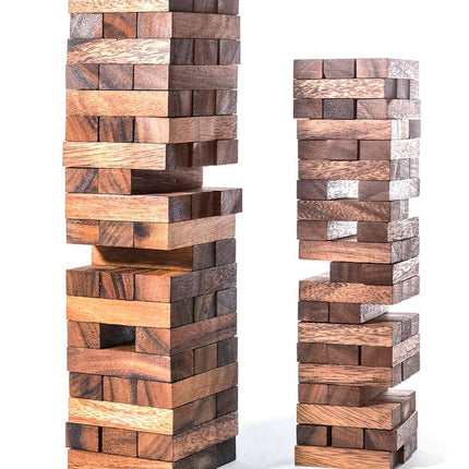 Stacking blocks wood balance game handmade stacking Fun Board Games Kids Ages 4 to Adults