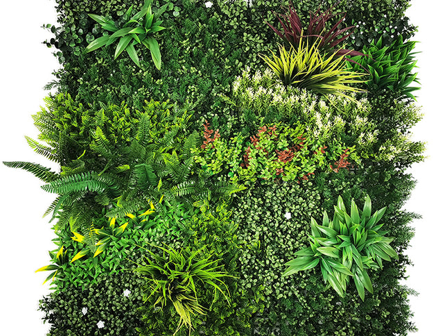 YES4HOMES 5 SQM Artificial Plant Wall Décor Grass Panels Vertical Garden Tile Fence 1X1M Green