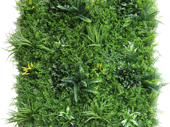 YES4HOMES 5 SQM Artificial Plant Wall Grass Panels Vertical Garden Tile Fence 1X1M Green
