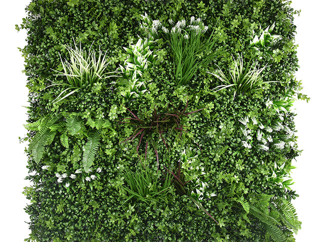 YES4HOMES 5 SQM Artificial Plant Wall Grass Panels Vertical Garden Foliage Tile Fence 1X1M Green