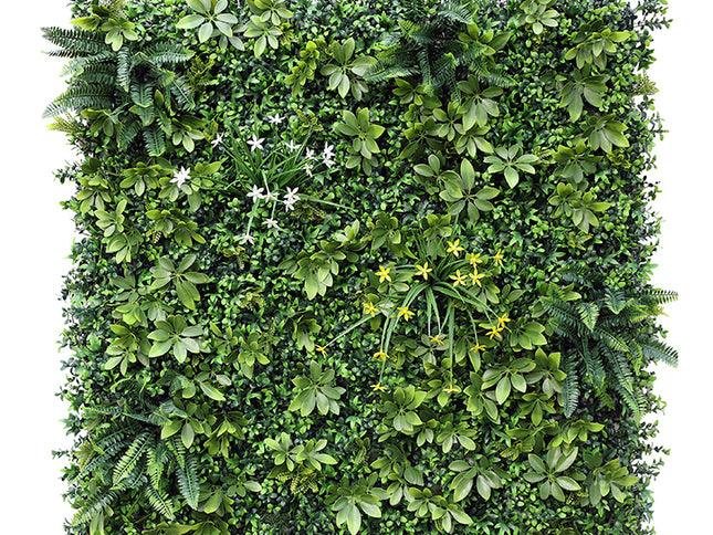 YES4HOMES 5 SQM Artificial Plant Wall Grass Panels Vertical Garden Foliage Tile Fence 1X1M Green