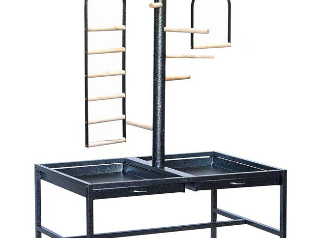 YES4PETS Large Bird Parrot Playpen Gym Toy Stand On Wheels