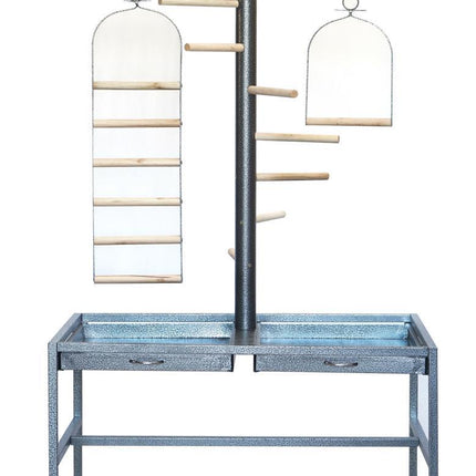 YES4PETS Large Bird Parrot Playpen Gym Toy Stand On Wheels