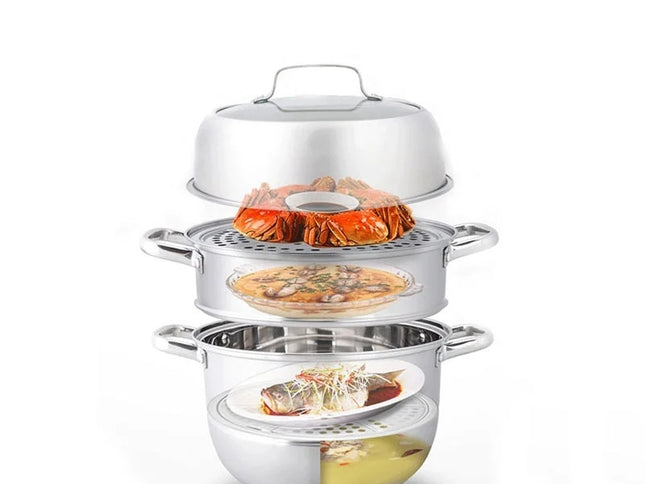 Zhang Xiao Quan 28cm 3-Tier Steamer