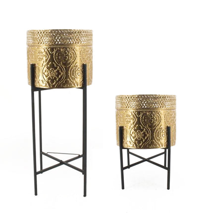 Hope Planter - Gold - Set of 2