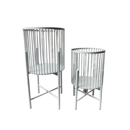 Logan Planter - Set of 2 - White