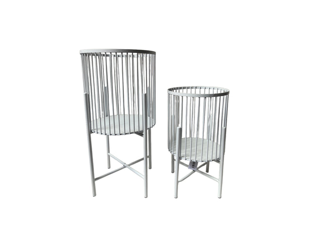 Logan Planter - Set of 2 - White