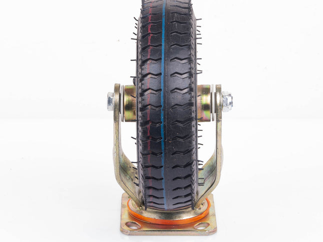 4x 8 Inch Castor Caster 2x swivel 2x fixed Pneumatic Tyres Wheels  Trolley Cart Wheelbarrow