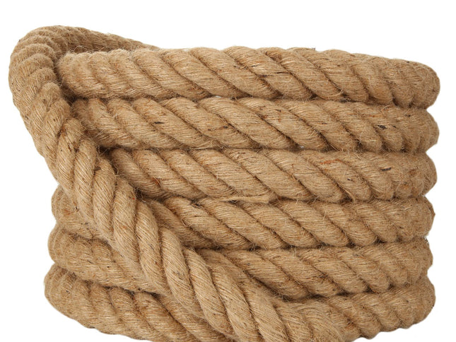 10m Sisal 40mm Rope Natural Twine Cord Thick Jute Hemp Manila  Crafting Home Decor