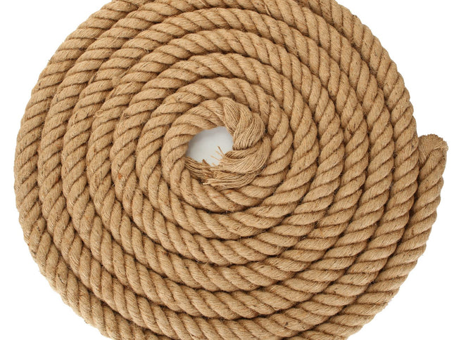 10m Sisal 40mm Rope Natural Twine Cord Thick Jute Hemp Manila  Crafting Home Decor