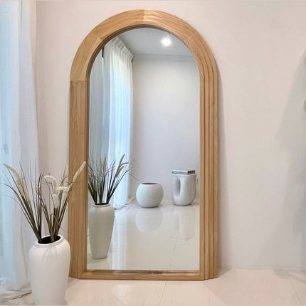 Interior Ave - Sierra Arched Step Mirror ‚Äö√Ñ√∂‚àö√ë‚àö‚àÇ‚Äö√†√∂‚àö√´‚Äö√†√∂‚Äö√†√á‚Äö√Ñ√∂‚àö‚Ä†‚àö‚àÇ‚Äö√†√∂‚àö¬¥‚Äö√Ñ√∂‚àö‚Ä†‚àö‚àÇ¬¨¬®¬¨√Ü Signature Sculptural Natural Wood Statement Piece