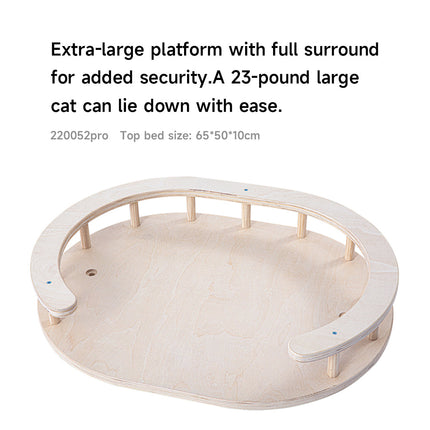 HONEYPOTCAT Majestic Reinforced Multi-Level Cat Tree With Hammock - 168cm