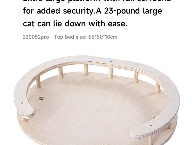 HONEYPOTCAT Majestic Reinforced Multi-Level Cat Tree With Hammock - 168cm