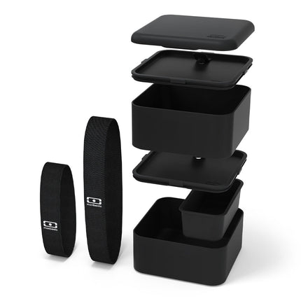 Monbento Mb Square Bento Box - Black Onyx