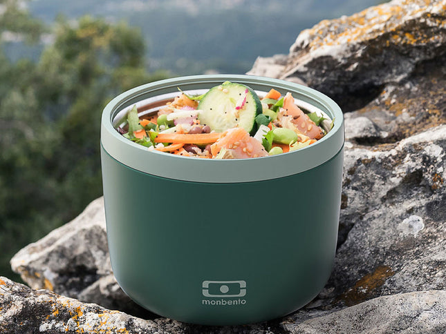 Monbento Mb Element Insulated Bento Box - Bi-Colour Green