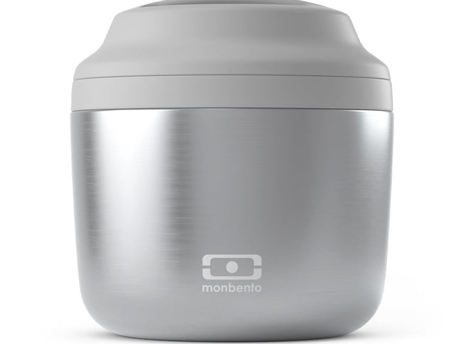 Monbento Mb Element Isolated Bento Box - Metallic Silver