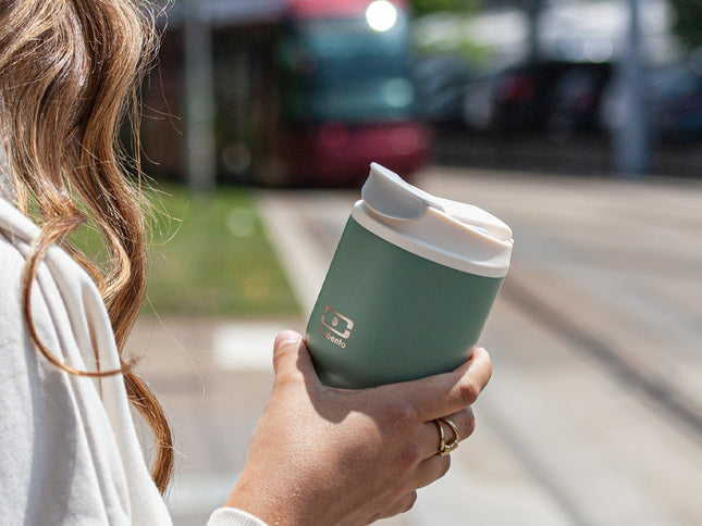 Monbento Travel Mug S - Green Natural