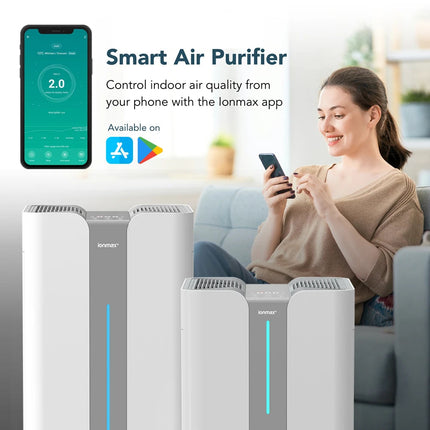 Ionmax+ Aire High-Performance Air Purifier 900m3/h CADR