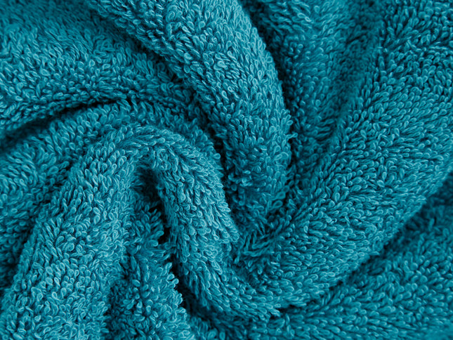 Linenland 4 Piece Cotton Bath Towels Set - Blue