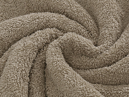 Luxury 6 Piece Soft and Absorbent Cotton Bath Towel Set - Sandstone