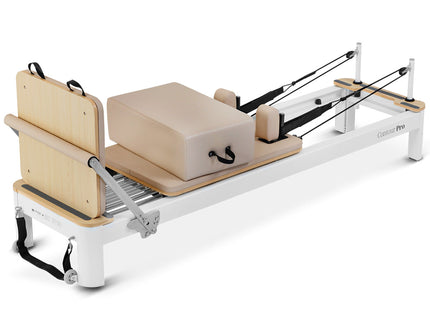 Lifespan Fitness Contour Pro Aluminum Pilates Reformer Bed Set (Beige)