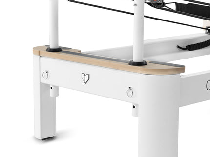 Lifespan Fitness Contour Pro Aluminum Pilates Reformer Bed Set (Beige)