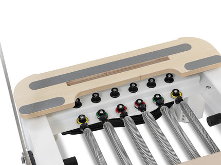 Lifespan Fitness Contour Pro Aluminum Pilates Reformer Bed Set (Beige)