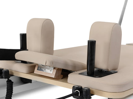 Lifespan Fitness Contour Pro Aluminum Pilates Reformer Bed Set (Beige)