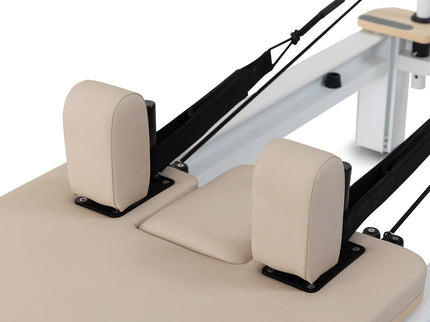 Lifespan Fitness Contour Pro Aluminum Pilates Reformer Bed Set (Beige)