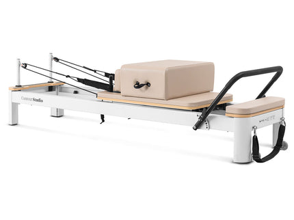 Lifespan Fitness Contour Studio Commercial Pilates Reformer Bed Set (Beige)