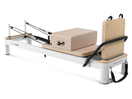 Lifespan Fitness Contour Studio Commercial Pilates Reformer Bed Set (Beige)