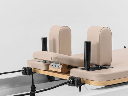 Lifespan Fitness Contour Studio Commercial Pilates Reformer Bed Set (Beige)