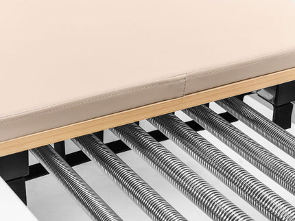 Lifespan Fitness Contour Studio Commercial Pilates Reformer Bed Set (Beige)