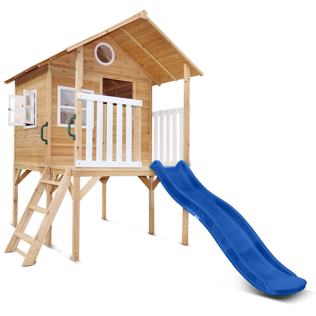 Lifespan Kids Archie Cubby House (Elevated) with 1.8m Slide (Blue)