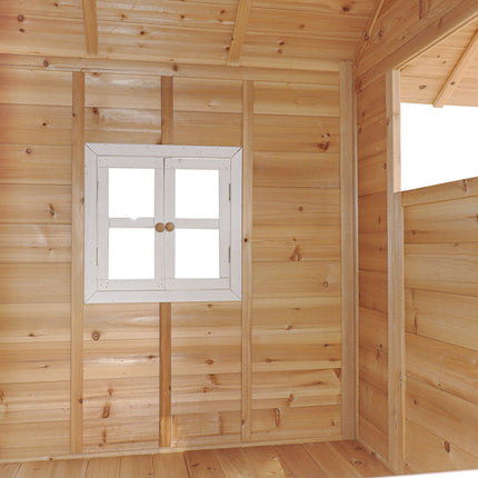 Lifespan Kids Archie Cubby House (Elevated) with 1.8m Slide (Green)