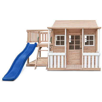 Lifespan Kids Finley Cubby House with 1.8m Slide (Blue)