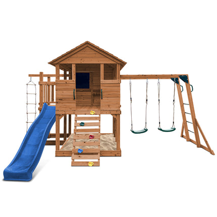 Lifespan Kids Kingston Cubby House with 2.2m Slide (Blue)