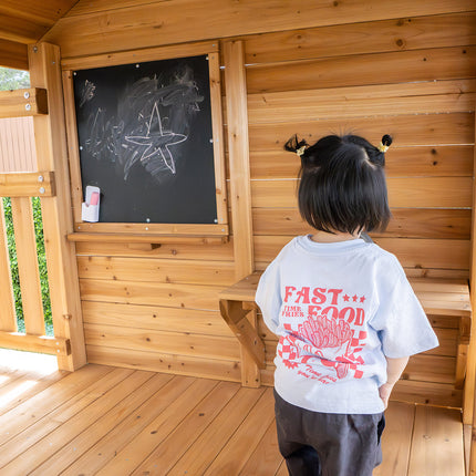 Lifespan Kids Kingston Cubby House with 2.2m Slide (Green)