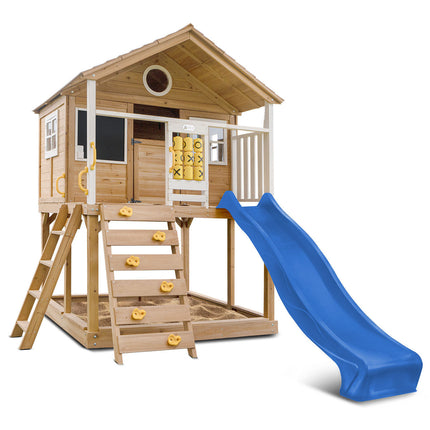 Lifespan Kids Warrigal Cubby House with 2.2m Slide (Blue)