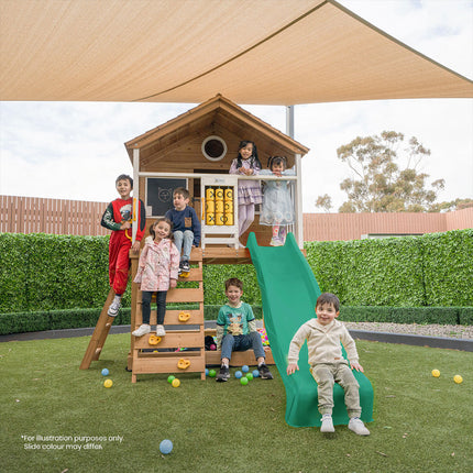 Lifespan Kids Warrigal Cubby House with 2.2m Slide (Blue)