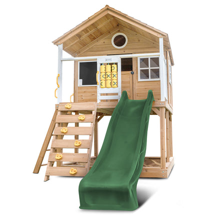 Lifespan Kids Warrigal Cubby House with 2.2m Slide (Green)