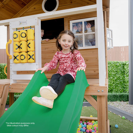 Lifespan Kids Warrigal Cubby House with 2.2m Slide (Yellow)